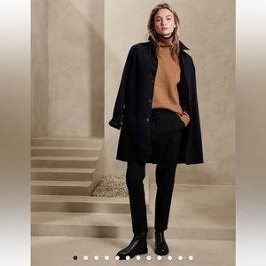 Banana Republic High Rise Comfort Stretch Hayden Pant in Black